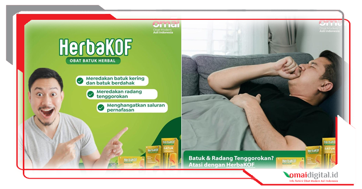 HerbaKOF Obat Herbal Usir Batuk, Tanpa Rasa Kantuk